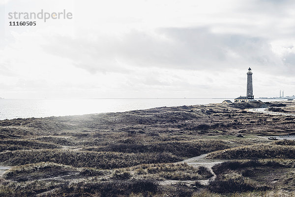 Dänemark  Skagen  Leuchtturm am Strand