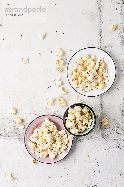 Popcorn in Schalen