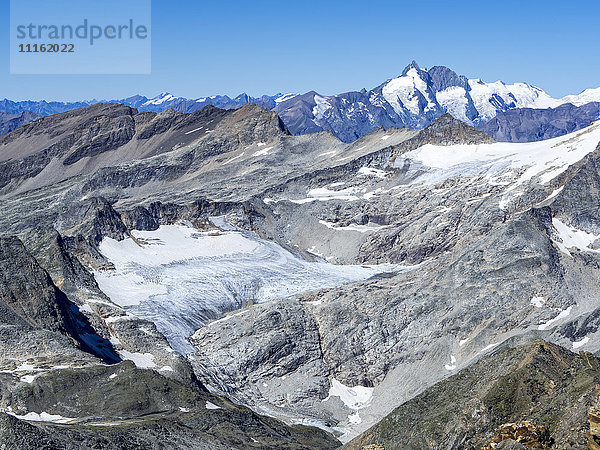 Österreich  Kärnten  Hohe Tauern  Blick von Baumbachspitze auf Sonnblick