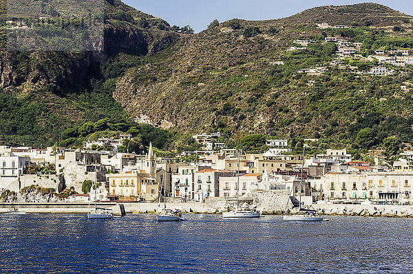 Italien  Sizilien  Lipari  Hafen