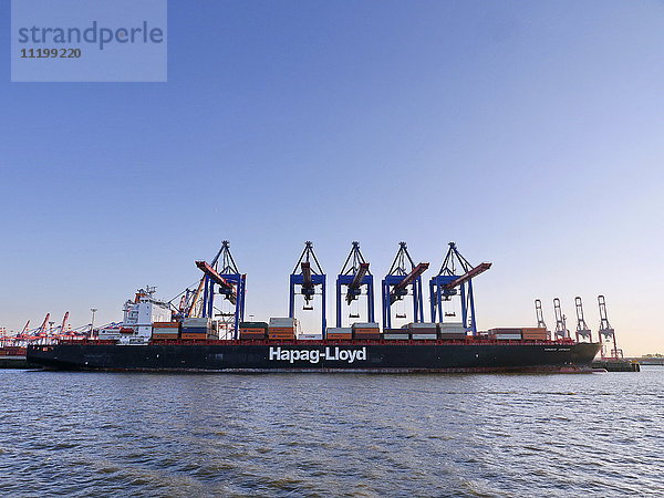 Containerterminal Burchardkai  Hamburger Hafen  Hamburg  Deutschland  Europa