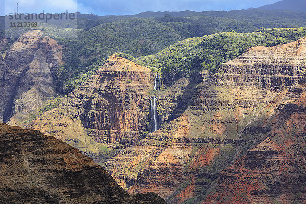 Waimea Canyon Wasserfall; Waimea  Kauai  Hawaii  Vereinigte Staaten von Amerika'.