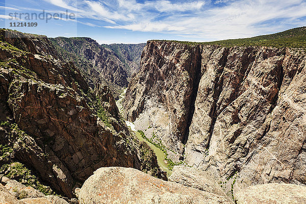 Die bemalte Wand  Black Canyon of the Gunnison National Park; Colorado  Vereinigte Staaten von Amerika'.