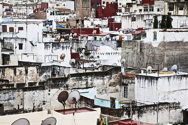 Die Dächer der Medina von Tanger; Tanger  Marokko