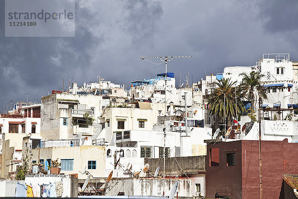 Ansicht der Medina von Tanger; Tanger  Marokko'.