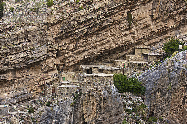 Traditionelles Dorf in den Bergen des Jabal Akhdar