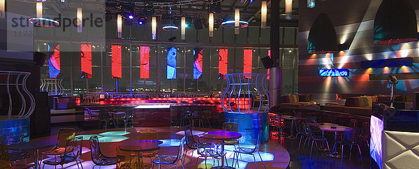 Interieur eines modernen Nachtclubs