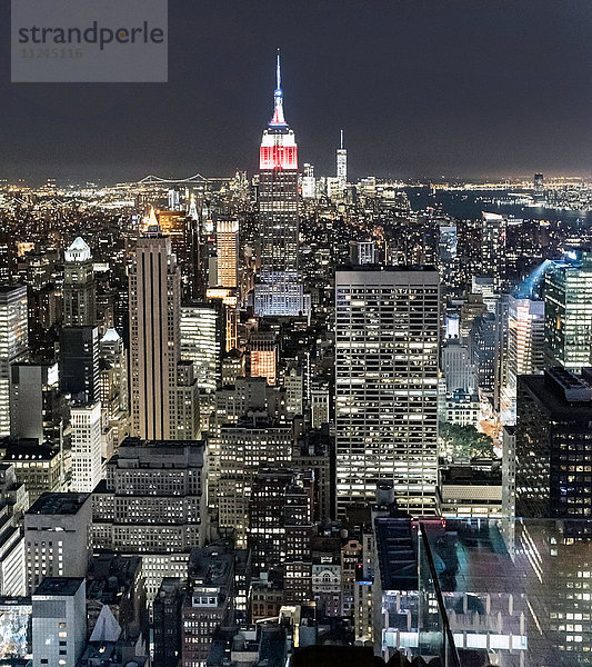 Luftaufnahme des Empire State Building  New York  USA