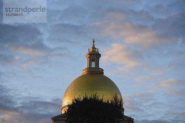 Goldene Kuppel des Massachusetts State House