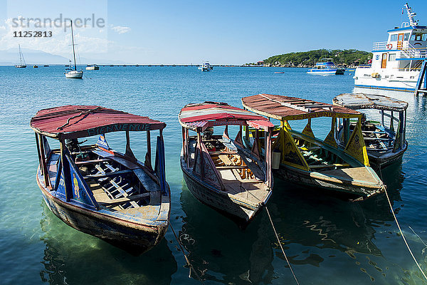 Lokale Touristenboote Labadie  Haiti  Karibik  Mittelamerika