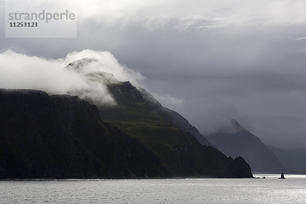 Mount Ballyhoo  Dutch Harbor  Amaknak Island  Aleuten  Alaska  Vereinigte Staaten von Amerika  Nordamerika