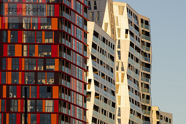 Außendetail des Calypso-Gebäudes  Kruisplein  Rotterdam  Niederlande  Europa