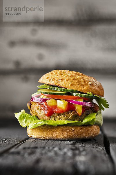 Glutenfreier Veggie-Burger