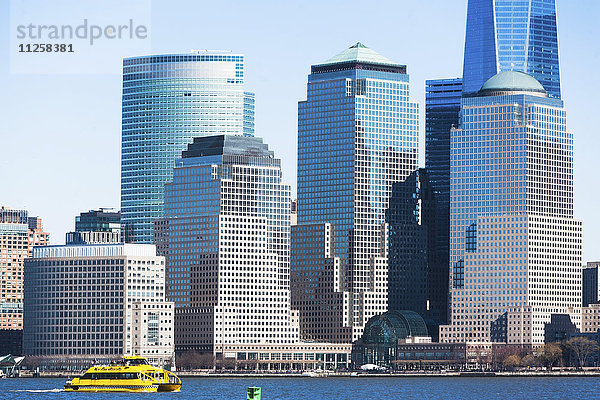 USA  New York State  New York City  Manhattan  Skyline der Innenstadt