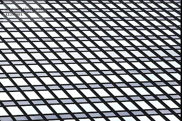 USA  New York State  New York City  Manhattan  Fassade eines Bürogebäudes