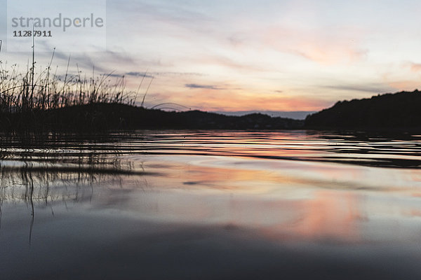 Sonnenuntergang am See