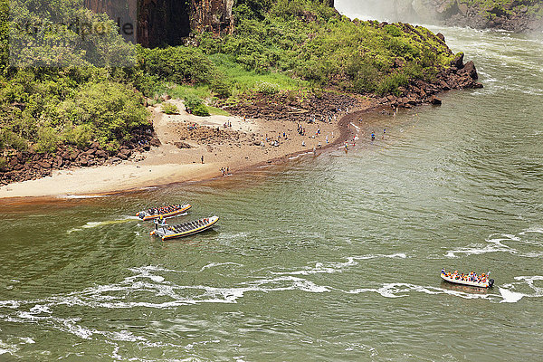 Brasilien  Parana  Iguacu Nationalpark  Flussufer von Iguacu