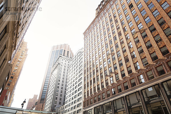 USA  New York City  Fassaden von Hochhäusern