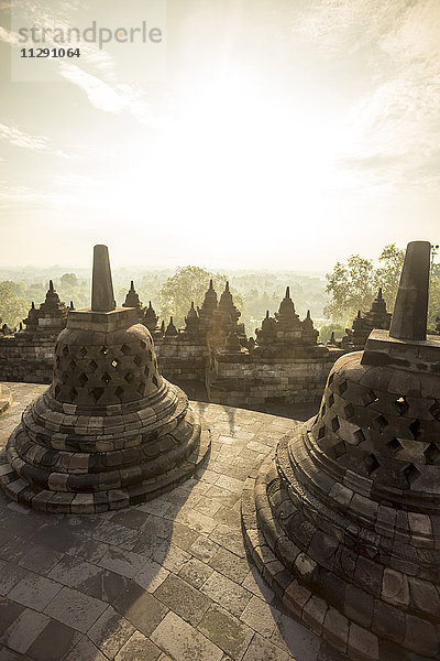 Indonesien  Java  Borobudur Tempelanlage