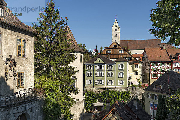 Deutschland  Meersburg  Oberstadt mit Pfarrkirche