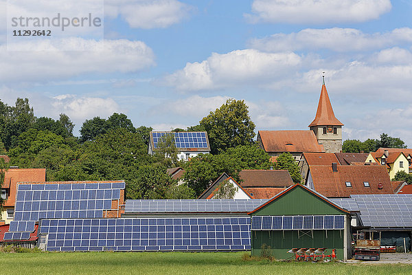 Deutschland  Stettberg  Photovoltaikanlagen