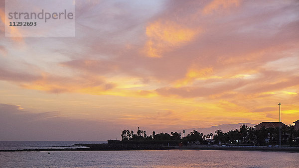 Spanien  Teneriffa  Küsten-Silhouette