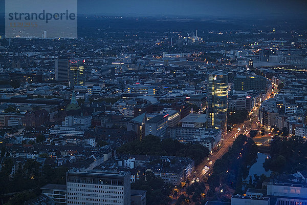 Deutschland  Düsseldorf  Luftaufnahme der Innenstadt