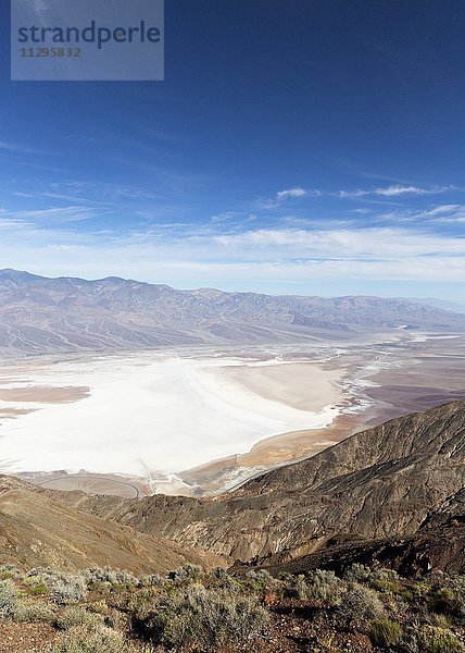Blick in den Death Valley National Park  Kalifornien  USA  Nordamerika