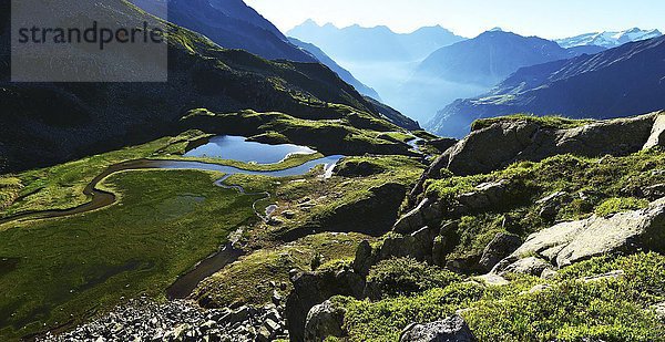 Stubaital  See und Bach  Tiroler Alpen  Tirol  Österreich  Europa