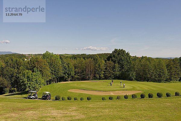 Golfplatz  Golfschaukel Lafnitztal Stegersbach  Burgenland  Österreich  Europa