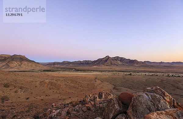Bergige Landschaft  Namib Wüste  Namib-Naukluft-Park  Namibia  Afrika