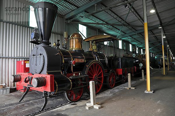 Lokomotive im Eisenbahnmuseum  Delson  Provinz Québec  Kanada  Nordamerika