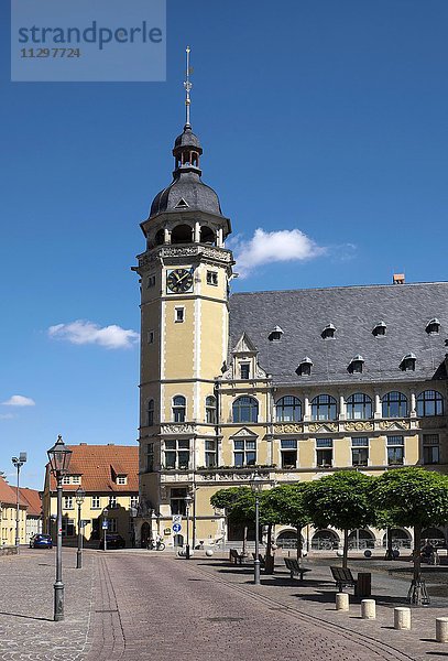 Rathaus  Marktplatz  Bachstadt Köthen  Sachsen-Anhalt  Deutschland  Europa
