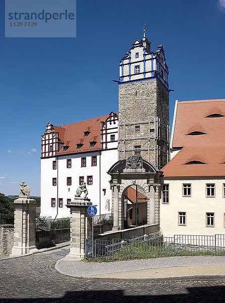 Schloss Bernburg  Bernburg  Sachsen-Anhalt  Deutschland  Europa