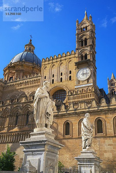 Die Kathedrale von Palermo  Palermo  Sizilien  Italien  Europa