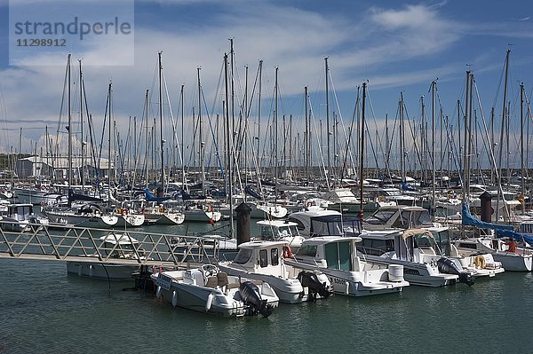 Yachthafen  Port Bourgenay-Talmont Saint Hilaire  Vandée  Frankreich  Europa
