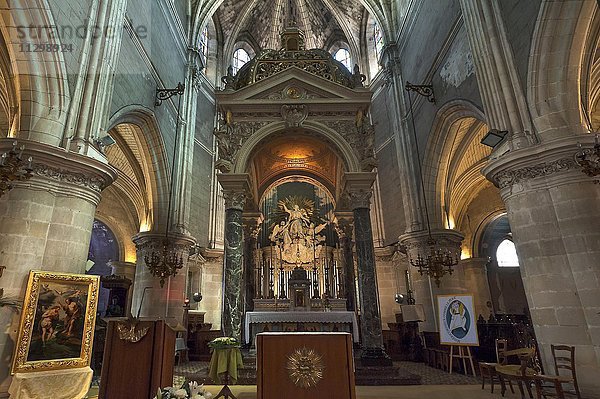 Altar der Eglise Notre Dame de Bon Port  1646  Les Sables-d?Olonne  Vandée  Frankreich  Europa