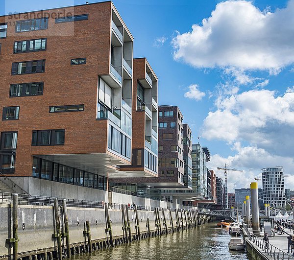 Hafencity  moderne Architektur  Hamburg  Deutschland  Europa