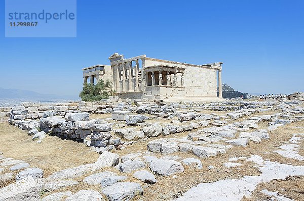 Erechtheion  Erechtheion-Tempel  Akropolis  Athen  Griechenland  Europa