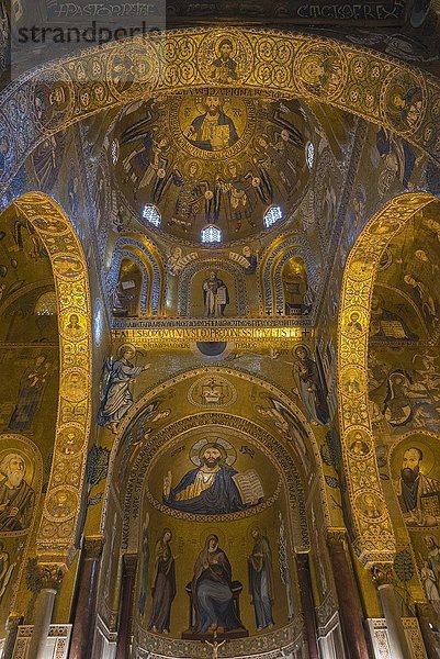 Palastkapelle  Cappella Palatina  Palazzo Reale  Palermo  Sizilien  Italien  Europa