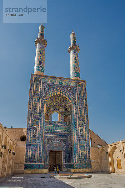 Iran  Stadt Yazd  Jami Masjid  Moschee aus dem 14.