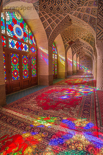 Iran  Schiraz Stadt  Mmasjed-e  Nasir al-Molk Moschee