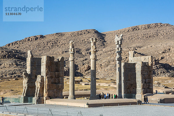 Iran  Persepolis-Stadt  Xerxes-Tor