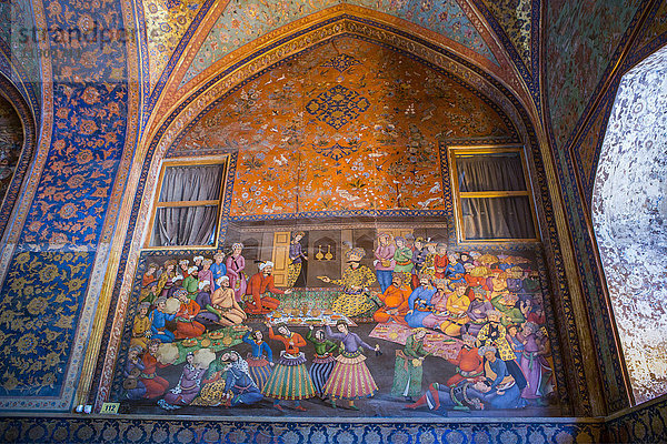 Iran  Isfahan Stadt  Chehel Sotun Palast  Innenraum  UNESCO  Weltkulturerbe