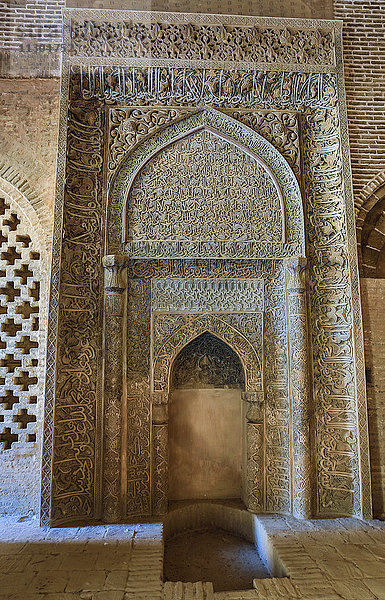 Iran  Isfahan Stadt  Masjed-e Jame (Freitagsmoschee) UNESCO  Weltkulturerbe  West Iwan  Zimmer von Sultan Uljeitu