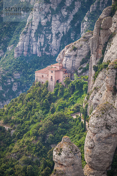 Spanien  Katalonien  Berg Montserrat  Die Heilige Höhle