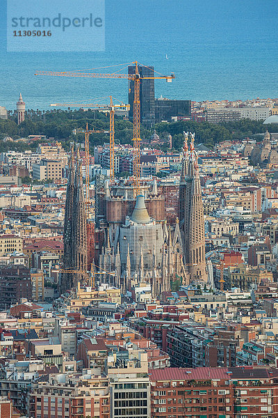 Spanien  Katalonien  Barcelona-Stadt  Sagrada Familia-Tempel