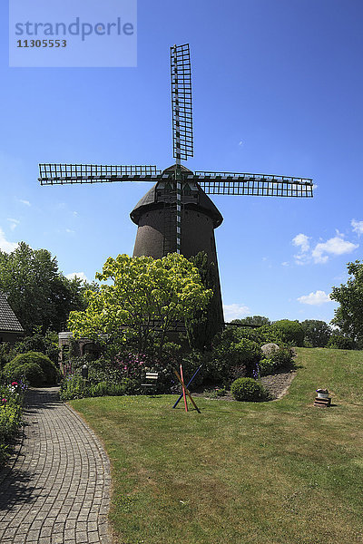 Windmühle in Geldern-Vernum  Niederrhein  Nordrhein-Westfalen