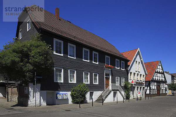 Häuser  Wohnungen  in der Mühlenstraße von Geseke  Nordrhein-Westfalen