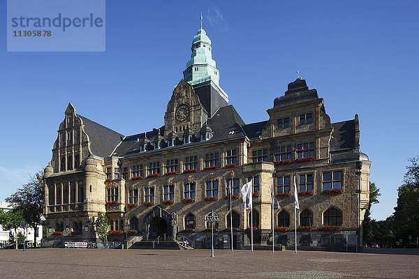 Rathaus in Recklinghausen  Ruhrgebiet  Nordrhein-Westfalen